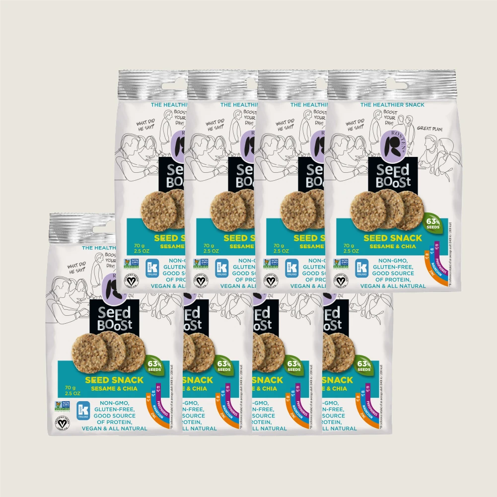 Seedboost Sesame & Chia Seed Snack – 8 Pack 2.5 oz